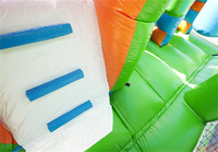 Château gonflable de football pour enfants avec toboggan, équipement de parc d'attractions, Pasta BC-054, garantie de 3 ans, personnalisable