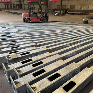 Kaliteli 3m 6M 8M 10M 12M galvanizli çelik sokak aydınlatma direkleri - Product Image 5