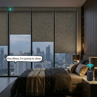 Stores verticaux occultants électriques intelligents intégrés sans cordon, isolation thermique, pour chambre et salon