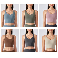 Vente en gros de catapulte imprimée respirante et personnalisable Vêtements de fitness Gilet lesté réglable pour le sport Soutien-gorge de sport recyclé