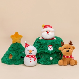 Christmas Tree Plush Pillow <b>Toy</b> Ornaments New Year Holiday Gift <b>Soft</b> Plush Santa Claus Elk <b>Stuffed</b> Animals <b>Toys</b> - Product Image 2