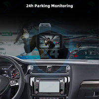 Caméra DVR de voiture 3 pouces, dashcam 720P+480P Wifi, enregistreur DVR avant et arrière, enregistrement en boucle, capteur G