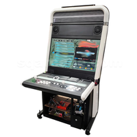 Machine d'arcade de combat à monnayeur 2 joueurs 18 bits avec écran 1080p de 32 pouces, commandes Sanwa et jeux multiples