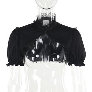 In stile gotico Lolita corsetto con spalline sottili Mini <span class=keywords><strong>abito</strong></span> con motivo floreale da donna <span class=keywords><strong>abito</strong></span> con camicetta da un Set - Product Image 5