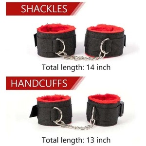 Set de Restricción BDSM de 7 Piezas al por Mayor, Incluye Pinzas para Pezones, <span class=keywords><strong>Esposas</strong></span>, Látigo, Antifaz y Restricciones Ajustables - Compra a Granel - Product Image 4