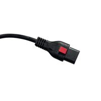 Enchufe DE LA UE EU04 a C13L Cable de alimentación Enchufe europeo Cable de alimentación de CA para ordenador portátil Cargador Cable de extensión