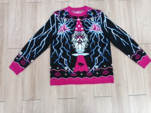 Custom Devil Print <strong>Halloween</strong> Sweater Men's <strong>Women's</strong> Knitted Sweaters Families Ugly Christmas Pullover Vampire <strong>Jumper</strong> - Product Image 5