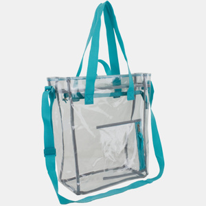 Bolsa de Mensajero de plástico transparente de PVC transparente con cierre de cremallera, bolsa de estilo de moda para <span class=keywords><strong>niñas</strong></span> con asas - Product Image 4