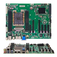 Motherboard Workstation Intel Server satu saluran, baru SATA 256GB DDR4 C621 ATX dengan manajemen IPMI Xeon daya komputasi GPU