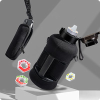 2025 Sportfles 750ml BPA-vrij, milieuvriendelijk, fruitgeur, met rietje en deksel.