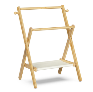 <strong>Mini</strong> Closet Clothes Rack Baby Shower Rack Baby Shower Pets Dolls Baby Clothes Rack with Storage Shelf &amp; Double Rods - Product Image 3