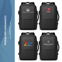 Sac à dos pour homme imperméable grande capacité, logo de marque personnalisé, plusieurs compartiments, sac à dos professionnel durable pour homme