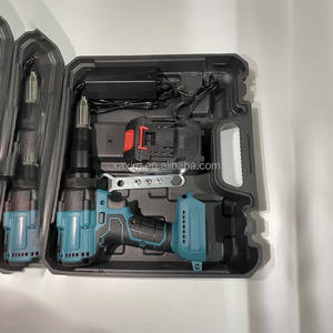 Pistola de remache de tracción automática eléctrica con batería de litio portátil de 21V, herramienta de pistola de remachado inalámbrica sin escobillas Industrial - Product Image 3