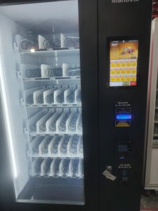 Small Single-Door <strong>Vending</strong> <strong>Machine</strong> for Snacks Drinks Coin Payment System with SDK Function Manufactured by Awish for US Market - Product Image 4