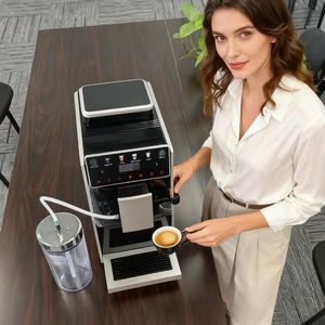 Household Intelligent Fully Automatic Touch Screen Mart Espresso <b>Coffee</b> <b>Maker</b> Mlachine With Milk Household Intelligent Full - Product Image 2