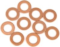 72-15 Nouvelle joint d'étanchéité en cuivre pour bouchon de vidange d'huile, rondelle de compression, joint plat, anneau d'étanchéité, entretoise pour voiture