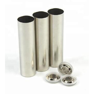 高品质 <span class=keywords><strong>18650</strong></span> 锂离子电池圆柱形电池壳带盖 实验室用材料金属电池盖 - Product Image 2