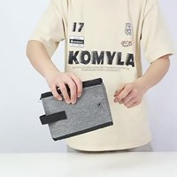 Bac à litière pour chat pliable et portable, fermé, imperméable, en Oxford, pour voyages en plein air