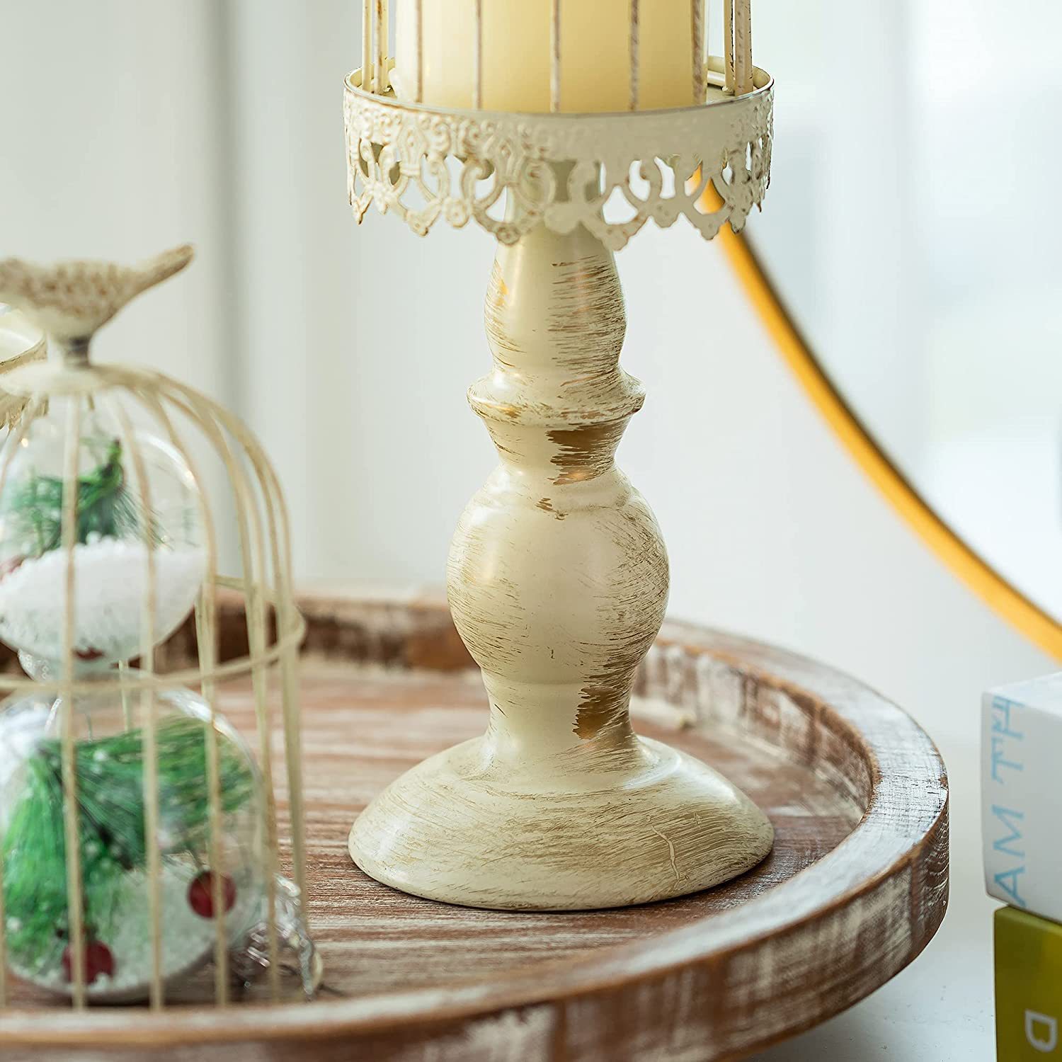 vintage big bird cage