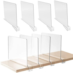 Transparant acryl dubbelzijdig voor schapverdelers, displayrekken voor 11 inch schappen, kasten, kleding, truien - binnen/buiten gebruik - Product Image 2
