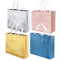 Bolso de compras no tejido portátil reutilizable respetuoso con el medio ambiente del precio barato al por mayor