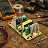 Module d'alimentation à découpage CA/CC 15V à châssis ouvert, personnalisé, sortie unique 3A, carte de circuit nue 110V/220V