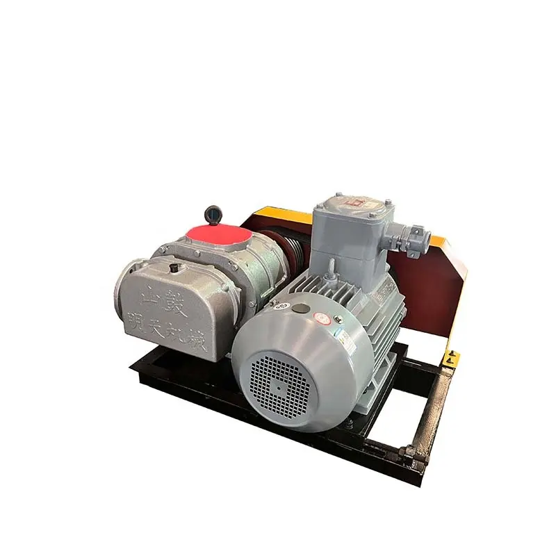 공장 가격 신뢰할 수있는 품질 벨트 드라이브 고압 트라이 로브 뿌리 송풍기 공기 송풍기 양식 용 진공 펌프