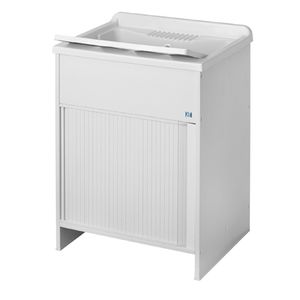 Outdoor 60x50cm Sink with Plastic Cabinet Shutter Opening for <b>Laundry</b> <b>Appliances</b> - Product Image 1