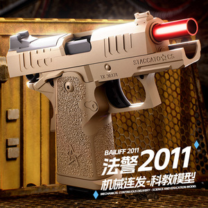 Dropshipping Shopify 2011 Pistola de juguete de balas blandas con disparo continuo, expulsión de casquillos y acción de retroceso con mecanismo de enlace mecánico - Product Image 4