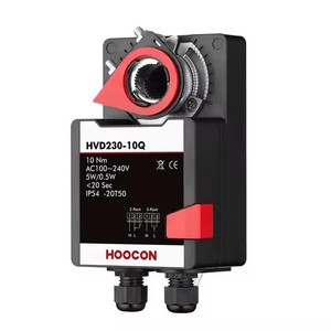 HOOCON HVD24-10Q ลดราคาจากโรงงาน ตัวกระตุ้นแดมเปอร์ 10 นิวตันเมตร ควบคุมแบบเปิด-ปิด 24 โวลต์ ทำงานเร็ว ได้รับการรับรองมาตรฐาน CE สำหรับระบบ HVAC - Product Image 4
