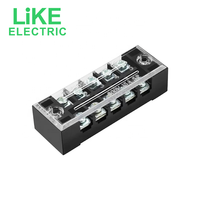 TB-1506 TB série conducteur électrique en laiton double rangée barrière bornier à vis fixe
