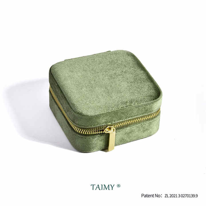 Wholesale Travel Jewelry Storage Box Custom Logo Portable Velvet