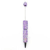 Stylo entièrement orné de strass, vente en gros, fournisseur de stylos en cristal de diamant, perles de strass, bricolage