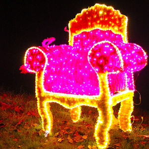 Vendita calda Garden Mall illuminazione esterna decorazione animale 3d gigante natale renna birra motivo luci produttore - Product Image 5
