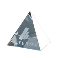 Trophées Souvenirs Personnalisables de Style Sportif en Cristal K9 Haute Transparence Bleu