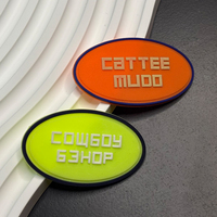 Patch tactique réfléchissant en PVC souple et silicone, avec logo 3D en relief personnalisé, imperméable, avec fixation auto-agrippante pour casquettes