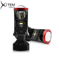 Ampoules de phare LED super lumineuses Y8 lentille de projecteur H4 pour voiture moto 6000K Y6 Y7 Y1 Y10 éclairage automatique