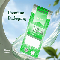 Sachet Mylar Personnalisé Thermoscellable avec Fenêtre, Résistant à l'Humidité, Refermable, pour Emballage de Fleurs et Herbes Sèches, Pochette Ziplock Autoportante en Plastique