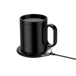 Calentador de <span class=keywords><strong>Tazas</strong></span> Inalámbrico Multifuncional con Cargador Inalámbrico, Calentador de <span class=keywords><strong>Tazas</strong></span> de Café de Escritorio con Calor Constante para <span class=keywords><strong>el</strong></span> Hogar y la Oficina - Product Image 5