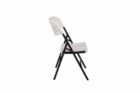 Tables et chaises pliantes en plastique blanc légères de qualité commerciale pour événements intérieurs/extérieurs, mariages, entrées de villas