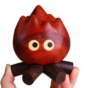 YiTao Wooden Bonfire <b>Ornament</b> Cartoon Handmade Decor For Home Living Room Gift - Product Image 5