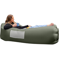 Rave-Party-Zubehör: Aufblasbares Luftsofa mit Anpassbarem Stickerei-Logo, Tragbare Lazy Lounger Matratze, Event-Dekorationsmöbel