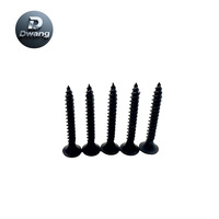 Fabricant de vis pour cloison sèche robuste Vis pour cloison sèche noire galvanisée Vis de qualité supérieure Vis noire pour clous pour cloison sèche