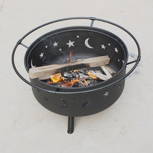 Hố lửa hoa văn mặt trăng ba chân cho các cuộc tụ họp ngoài trời - Product Image 1