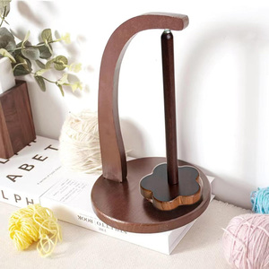 Practical Portable Design Wooden Yarn Holder Rack Upgrade Crocheting <strong>Knitting</strong> <strong>Storage</strong> for Living Room - Product Image 4