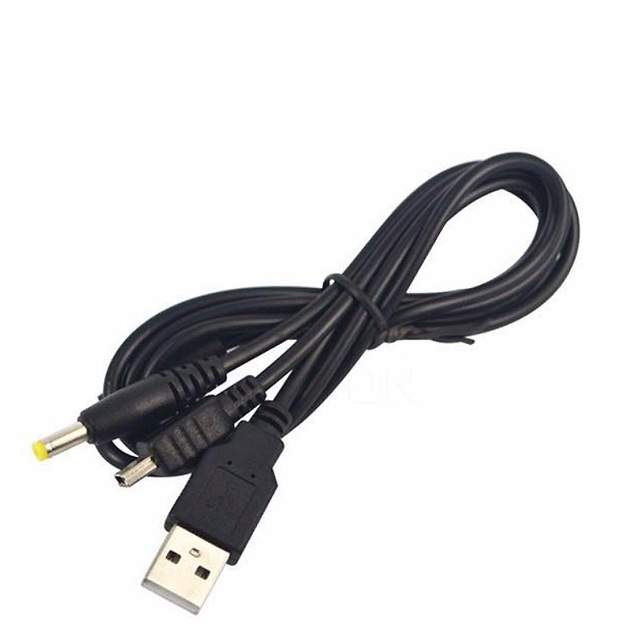 High Quality for PSP 2 in 1 USB Charger Power Adapter Cable for PSP Minit Mouth V3mp3