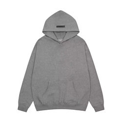 เสื้อมีฮู้ดข้าวโอ๊ตเข้ม