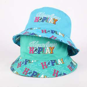 Diseñador de moda Reversible Sombrero con logotipo personalizado Todo impreso y bordado Sombrero de pescador - Product Image 1