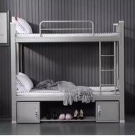 Lit double superposé pour adulte, cadre métallique, lit double métallique, lit d'hôtel, lit, style tubo de acero camaliteras metalicas baratas