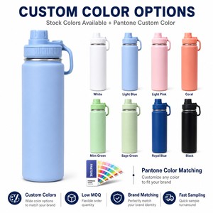 Flacon à vide de 750ml avec logo personnalisé bouteille thermos de gymnastique isolée bouteille <span class=keywords><strong>d</strong></span>'<span class=keywords><strong>eau</strong></span> en acier inoxydable pour l'école de sports de plein air - Product Image 6